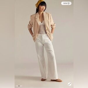 We The Free White Stride Denim